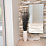 Towelrads Vetro Glass Designer Radiator 1000mm x 500mm Mirror 1621BTU