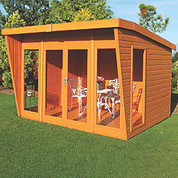Shire Highclere 10' x 10' (Nominal) Pent Timber Summerhouse