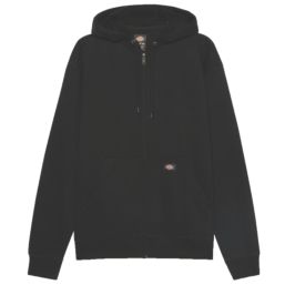 Dickies Everyday Hoodie Full Zip Fleece Black X Large 25" Chest