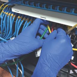 Site  Nitrile Powder-Free Disposable Gloves Blue X Large 50 Pack