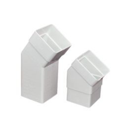 FloPlast  Square 25-65mm Adjustable Offset Bend White 65mm