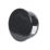 FloPlast  Push-Fit Socket Plug Black 110mm