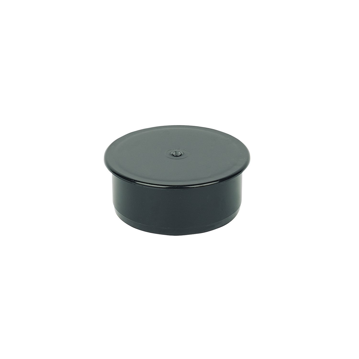 FloPlast Push-Fit Socket Plug Black 110mm (46863)