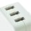 Masterplug 3-Outlet Type A Plug-In USB Charging Plug Adaptor 3.4A
