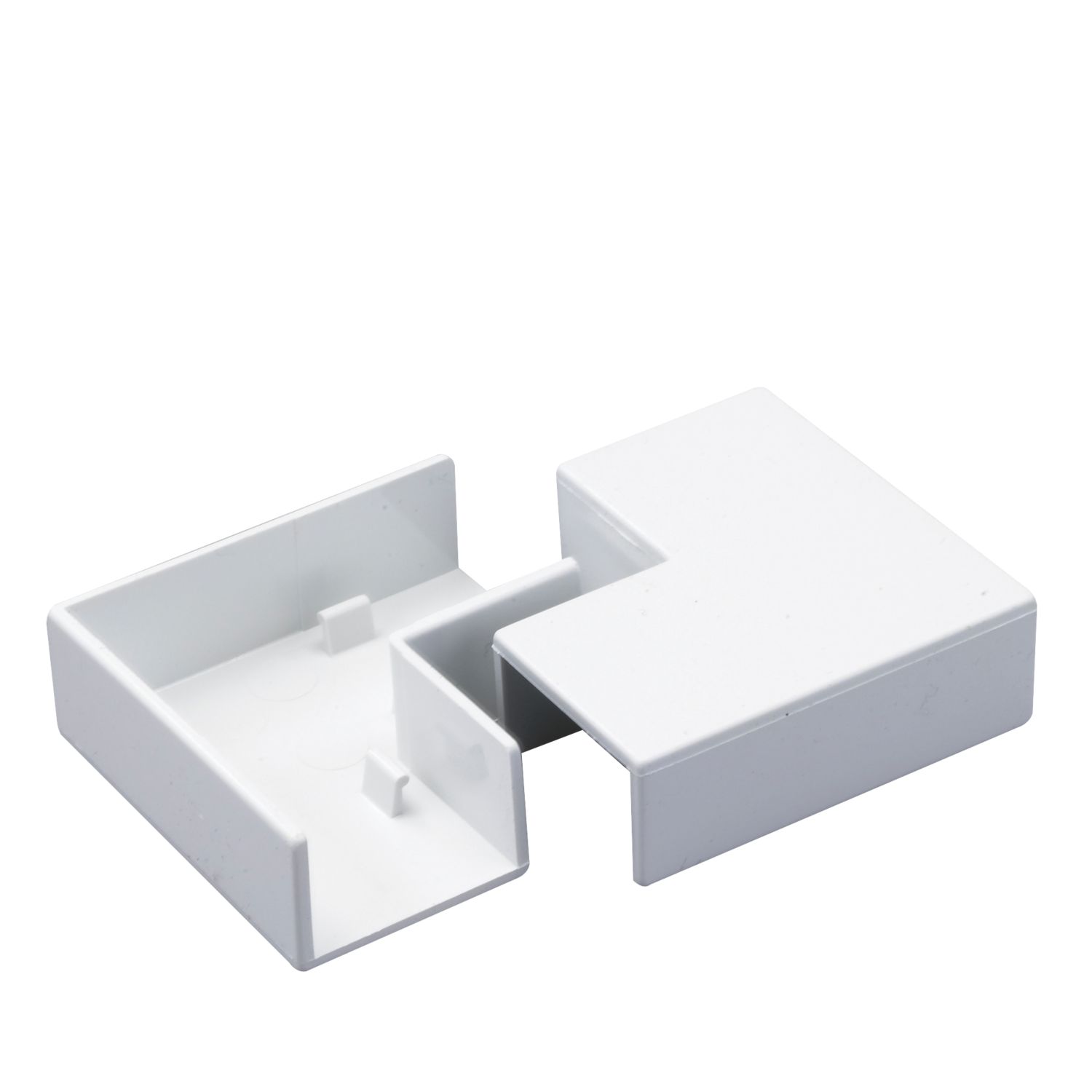 Tower Flat Trunking Angles 25mm x 16mm 2 Pack (46870)