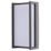 Lutec Qubo Outdoor LED Wall Light Dark Grey 15W 1300lm