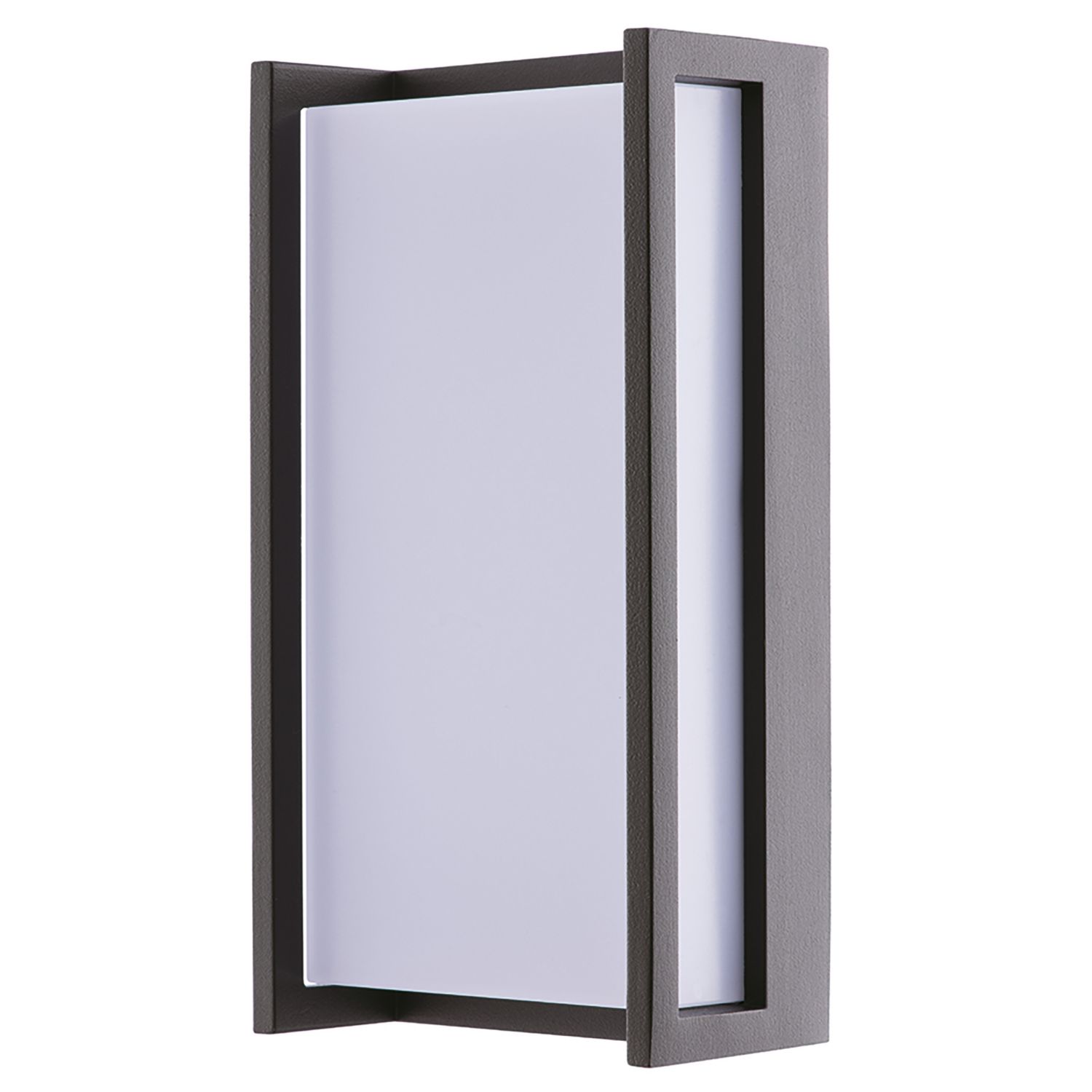 Lutec Qubo Outdoor LED Wall Light Dark Grey 15W 1300lm (468AJ)