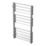 Flomasta Flat Bar 1000mm x 600mm 1126BTU Chrome Vertical Designer Radiator