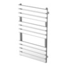 Flomasta Flat Bar 1000mm x 600mm 1126BTU Chrome Vertical Designer Radiator