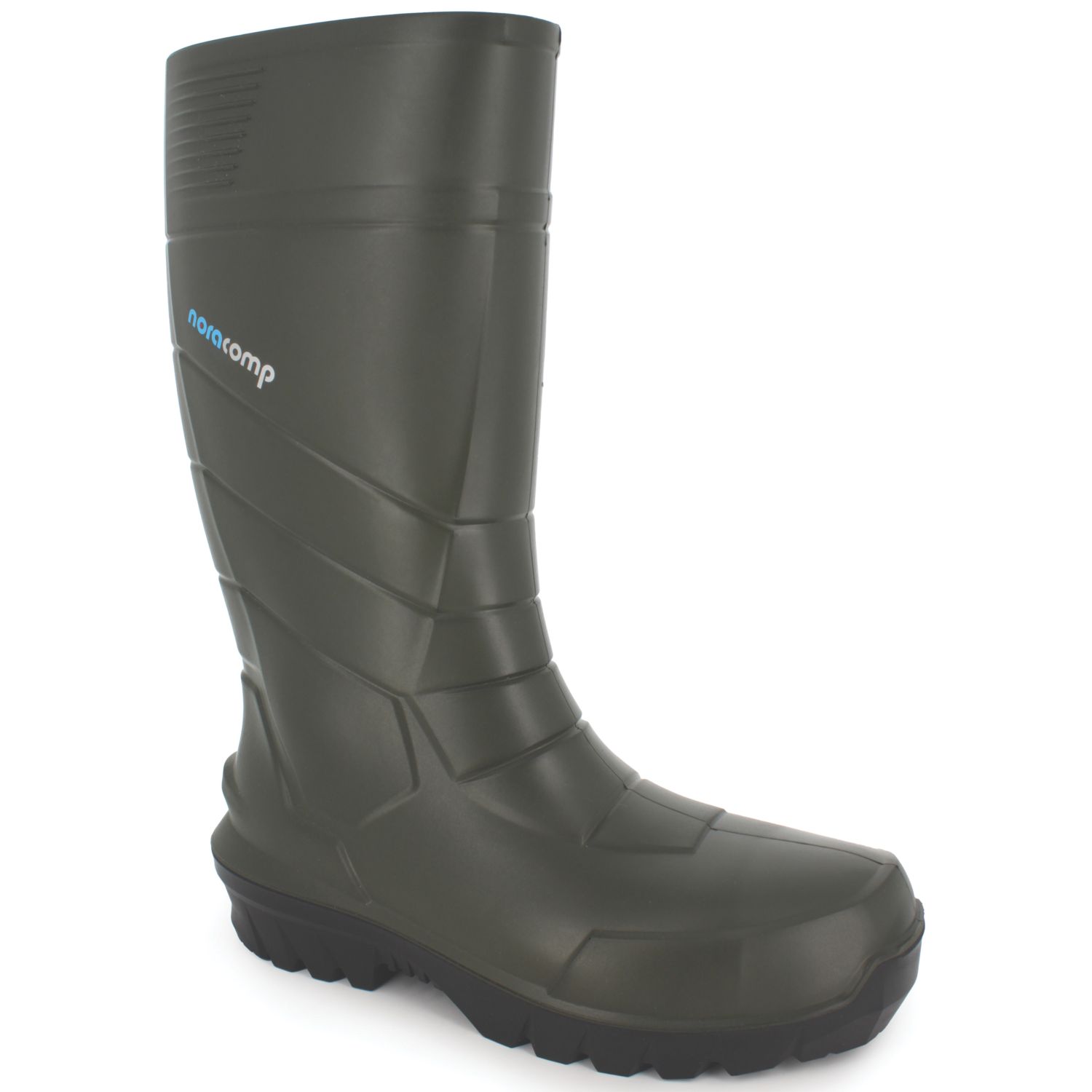Nora Size 4 Dark Green Safety Wellies (468CM)