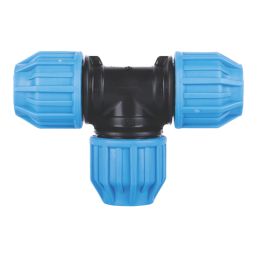 Flomasta  Polybutylene & PEX Compression Equal MDPE Equal Tee 20mm