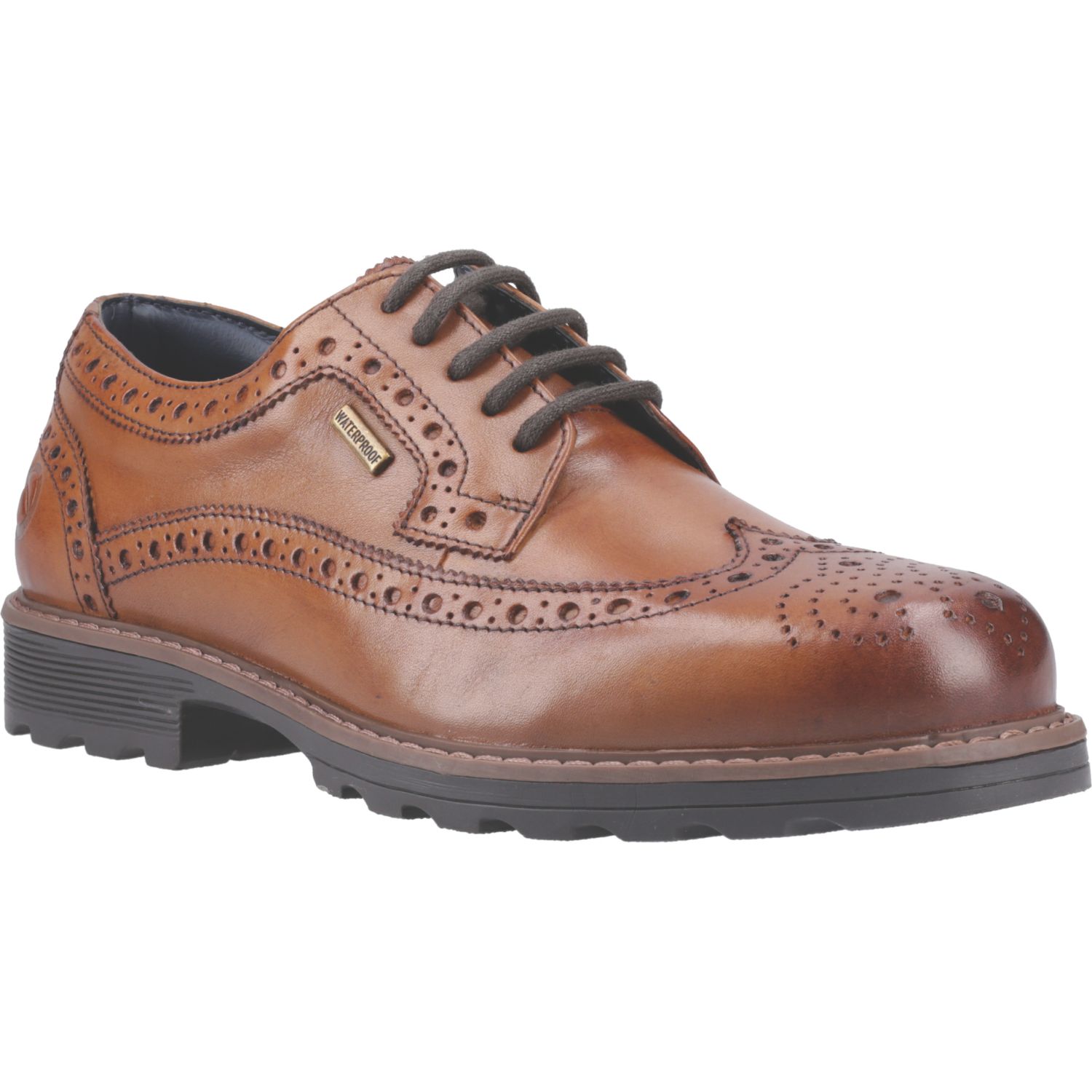 Cotswold Ramsden Size 8 Tan Waterproof Non Safety Shoes (468EK)