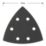 Titan  Medium Version Delta Sander Backing Pad 93mm