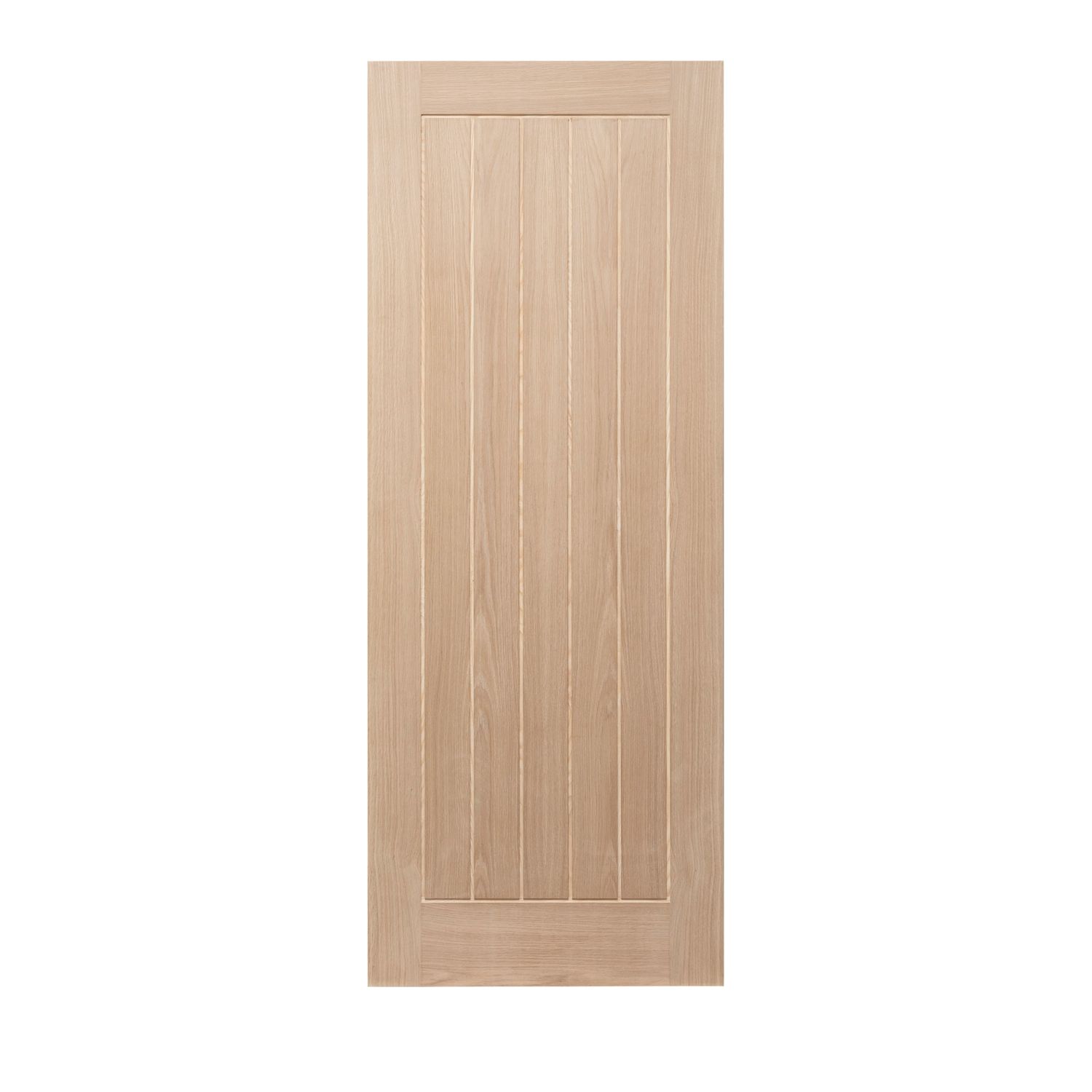 Unfinished Oak Wooden Cottage Internal Door 1981mm x 457mm (468FA)