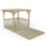 Forest Ultima 16' x 8' (Nominal) Flat Pergola & Decking Kit with 2 x Balustrades