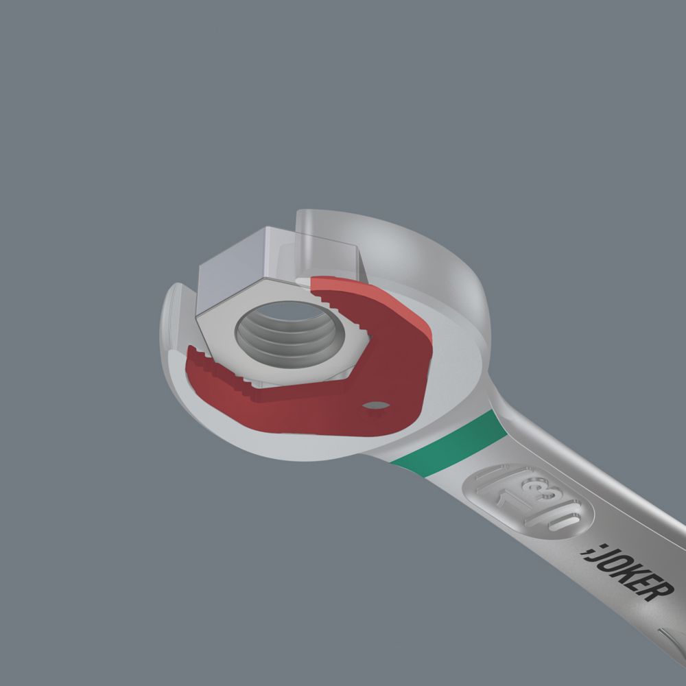 WERA 10mm JOKER Combination/Combi Open End Ratchet Ring Spanner