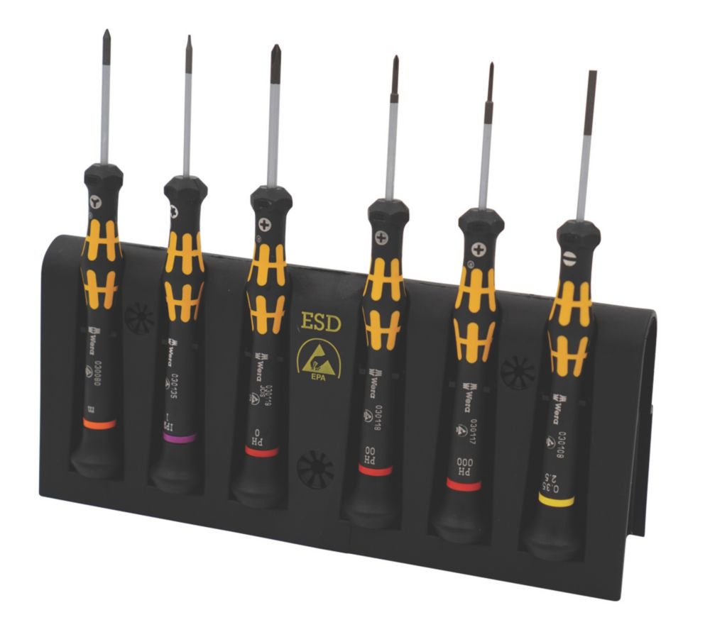 Schroevendraaierset 6-delig - Schroevendraaiers sets| INDI
