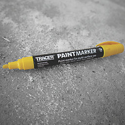 TRACER  Thick Tip Yellow Permanent Marker