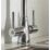 Streame by Abode Rochelle Swan Dual Lever Mono Mixer Chrome