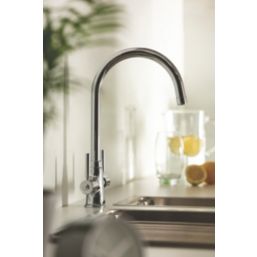 Streame by Abode Rochelle Swan Dual Lever Mono Mixer Chrome