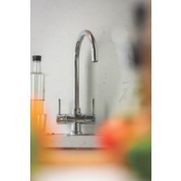 Streame by Abode Rochelle Swan Dual Lever Mono Mixer Chrome