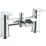 ETAL Water Polished Chrome 130mm Deck Mounted Dual Control Manual Shower Mixer Tap
