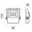 4lite  Outdoor LED Floodlight Black 50W 5750lm