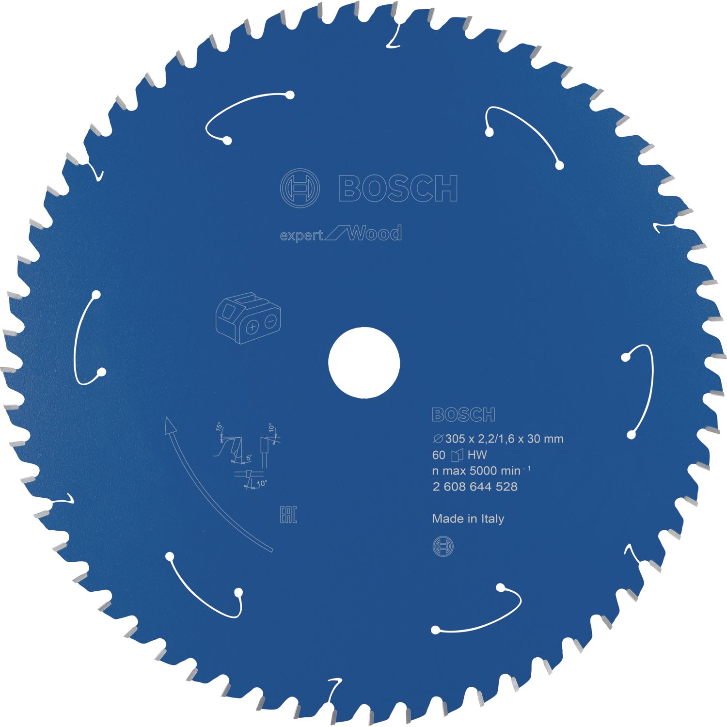 Bosch Expert Wood Circular Saw Blade 305mm x 30mm 60T (468KP)
