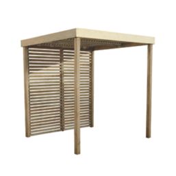 Forest  6' 6" x 6' 6" (Nominal) Flat Timber Pergola