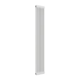 Reina 1800mm x 290mm 2535BTU White Vertical 2 Column Radiator