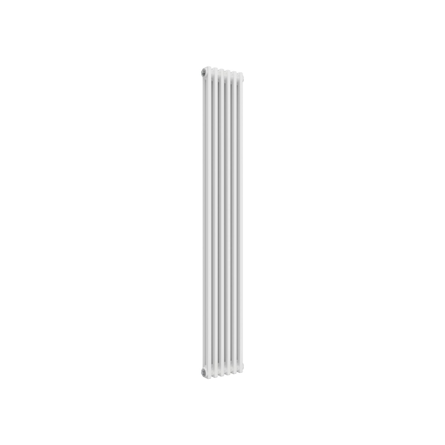 Reina 1800mm x 290mm 2535BTU White Vertical 2 Column Radiator (468LH)