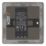 LAP  1-Gang 2-Way LED Dimmer Switch  Black Nickel with Colour-Matched Inserts
