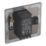 LAP  1-Gang 2-Way LED Dimmer Switch  Black Nickel with Colour-Matched Inserts