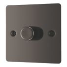 LAP  1-Gang 2-Way LED Dimmer Switch  Black Nickel with Colour-Matched Inserts