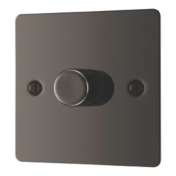 LAP  1-Gang 2-Way LED Dimmer Switch  Black Nickel with Colour-Matched Inserts