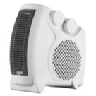 Essentials  2000W Electric Portable Fan Heater White