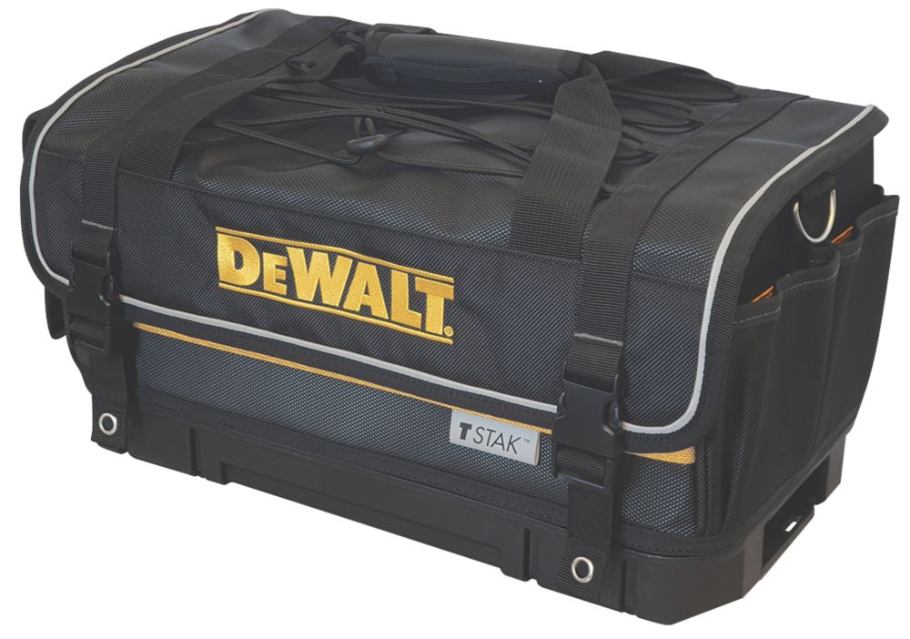 DEWALT TSTAK Tool Bag, 16-inch Durable Tote with Tool Organizer and Hard  Bottom (DWST17623)