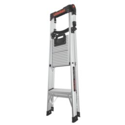 Little Giant Aluminium 1.2m 2 Step Platform Step Ladder With Handrail