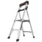 Little Giant Aluminium 1.2m 2 Step Platform Step Ladder With Handrail
