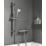 ETAL Harlow Rear-Fed Exposed Polished Chrome Thermostatic Bar Mixer Shower