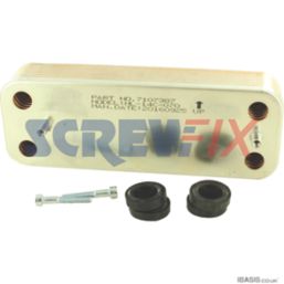 Baxi 720776401 24/28Kw 14-Plate Plate-to-Plate Heat Exchanger