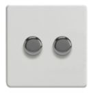 Varilight V-Pro 2-Gang 2-Way LED Dimmer Switch  Paintable