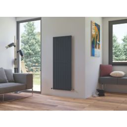 Ximax 1500mm x 595mm 3280BTU Anthracite Vertical Designer Radiator