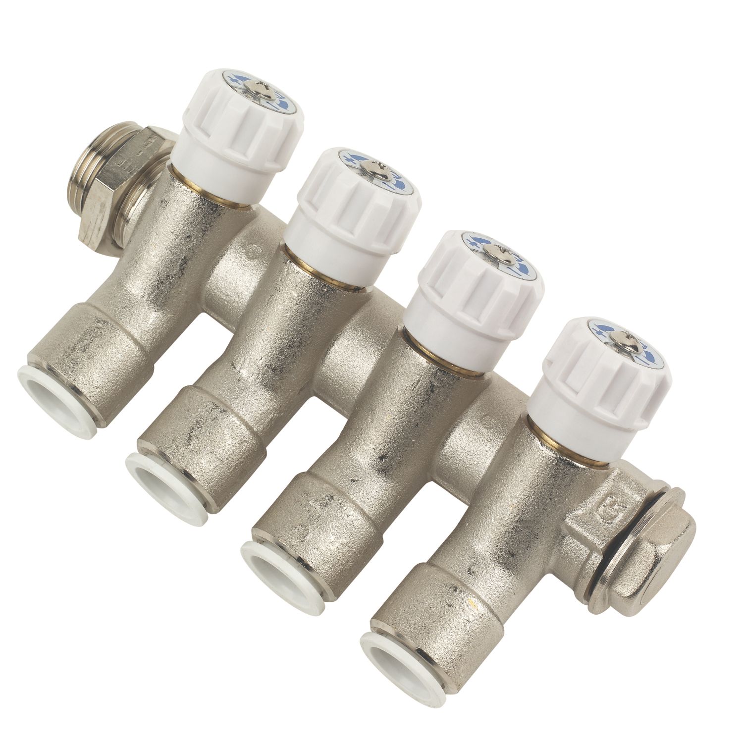 JG Speedfit 4 Port Modular Manifold Silver (46917)