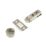 Union Satin Nickel-Plated Tubular Privacy Bolt 60mm Case - 44mm Backset