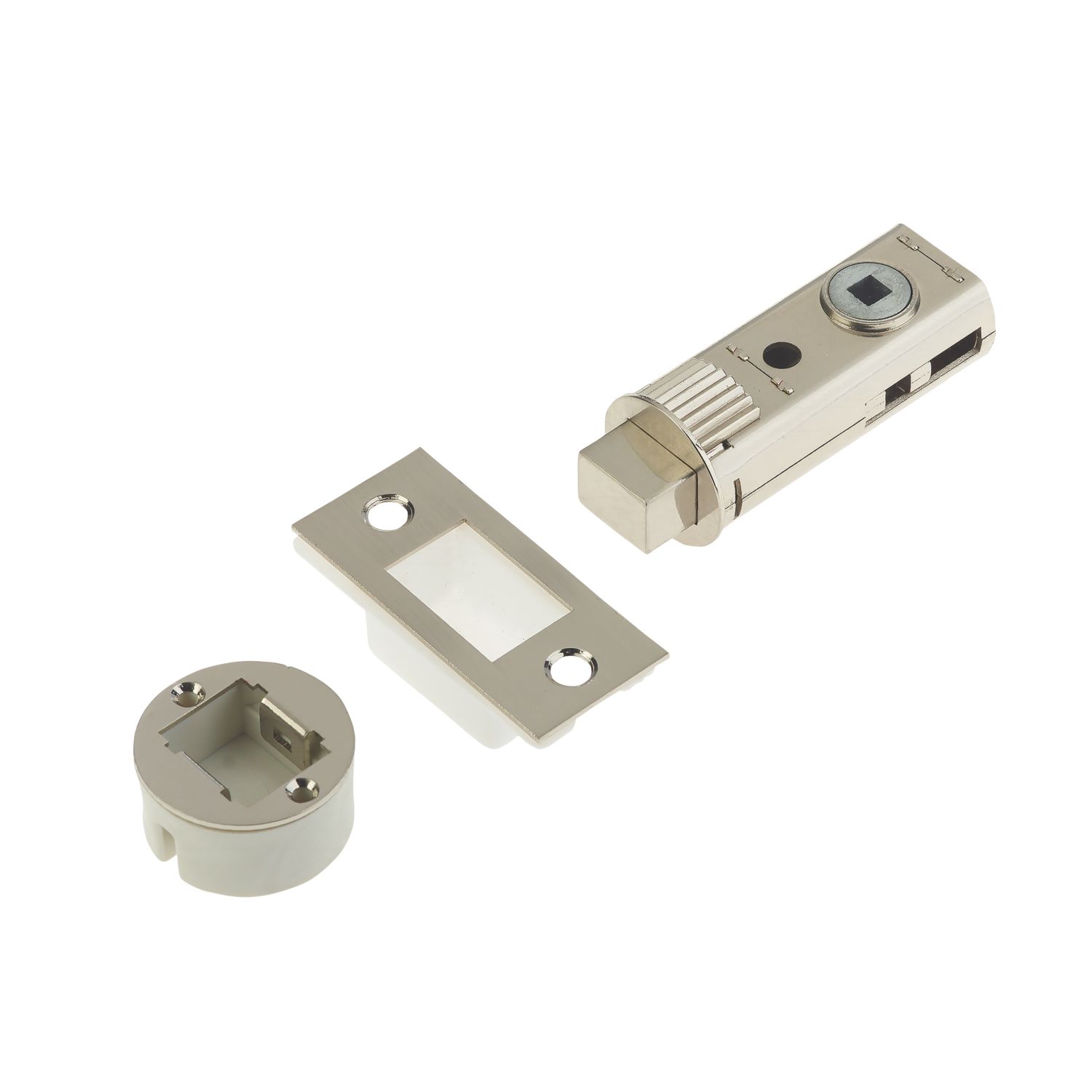 Union Satin Nickel-Plated Tubular Privacy Bolt 60mm Case - 44mm Backset (4693V)
