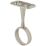 Smith & Locke Round Centre Bracket Brushed Nickel 25mm