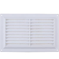 Map Vent Fixed Louvre Vent with Flyscreen White 229 x 152mm
