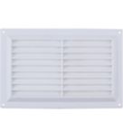 Map Vent Fixed Louvre with Flyscreen Vent White 229mm x 152mm
