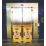Addgards Elevator Gard 2-Panel Barrier Yellow 650mm
